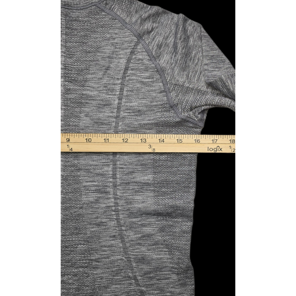 Lululemon Womens Shirt Medium Black Gray Swiftly Tech Relaxed - Picture 4 of 6